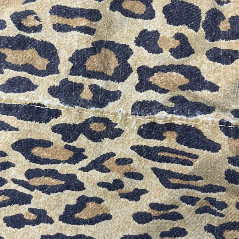 Vtg Ralph Lauren King Pillowcase Leopard Animal Print Cotton Made in USA Damages